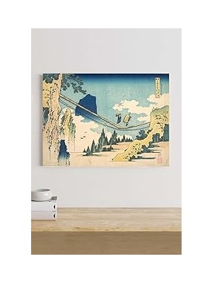 Nacario Postermanya (PSTER19070) The Suspension- Katsushika Hokusai Sanatsal Kanvas Tablo 40 x 60
