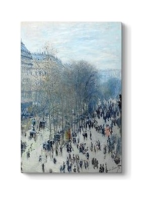 Nacario Tabloshop Claude Monet - Paris Bulvarı Kanvas Tablo 50 x 75