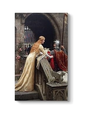 Nacario Edmund Blair Leighton - Tanrı Korusun Tablosu 30 x 50