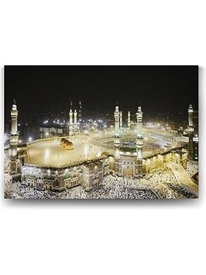 Nacario Mekke Kabe-I Tavaf Tablosu - 60X40CM