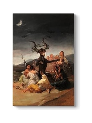 Nacario Francisco Goya - Cadıların Şabatı Tablosu 30 x 45