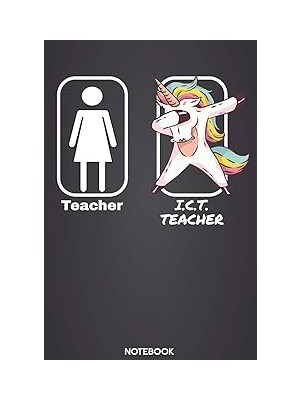 Nacario Teacher - I.c.t. Teacher Notebook: 6'x9' 120 Blank Pages - Calendar Journal | Christmas Pres