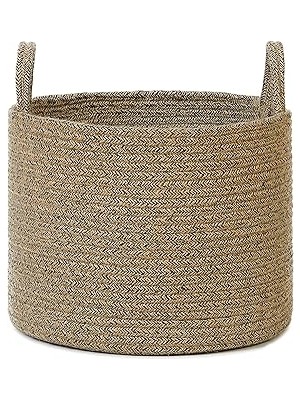Nacario Ocean Home Textile Siyah Kırçıllı Jüt Halat Sepet 35 x 27 cm