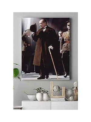 Nacario Postermanya (PSTER15042) Mustafa Kemal Atatürk Kanvas Tablo 21 x 30