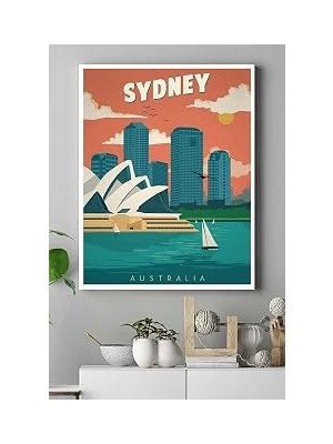 Nacario Postermanya (PSTER17867) Sidney Vintage Kanvas Tablo 30 x 40
