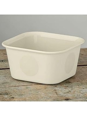 Nacario Ikea Nojig Kutu, Bej, 10X10X5 Cm, Dolap Içi Düzenleyici