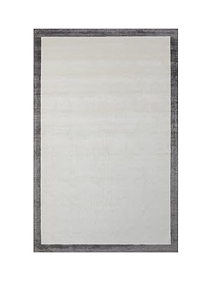 Nacario 3s Krem Çerçeve Modern Geometrik Etnik Eskitme Desenli Boho Makinada Yıkanabilir Hafif Ha
