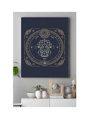 Nacario Postermanya (PSTER18674) Başak Burcu Tasarım Kanvas Tablo 30 x 40