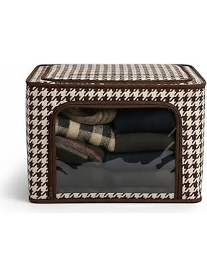 Nacario Deconox Tela Telli Dolap Düzenleyici Kutu (40X50X30 Cm) - Katlanabilir, Dik Duran Kumaş Hu