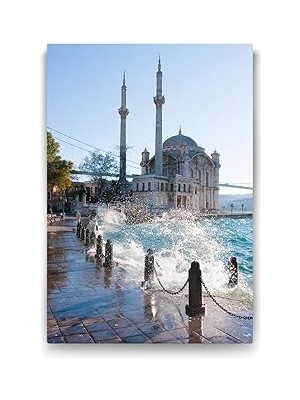 Nacario Ortaköy Camii Dalga Tablosu - 70X100CM