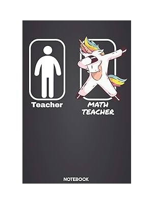 Nacario Teacher - Math Teacher Notebook: 6'x9' 120 Dot Grid Pages - Calendar Journal | Christmas Pre