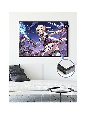 Nacario Postermanya (PSTER21123) Savaşan Anime Kızı Manga Anime Çerçeveli Tablo - Çerçeveli P