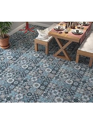 Nacario Stickerart Yer Kaplama Zemin Kaplama Folyosu 65X130 cm Ceramic Motifs