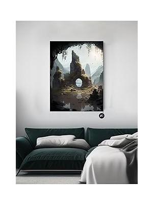 Nacario Postermanya (PSTER20864) Odin'in Gözü Iskandinav Tarzı Kanvas Tablo 40 x 60
