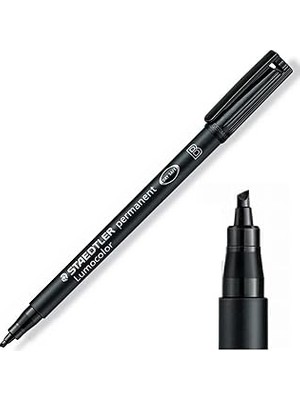 Nacario Staedtler 3149 Permanent Markör B Siyah 1.02.5 mm