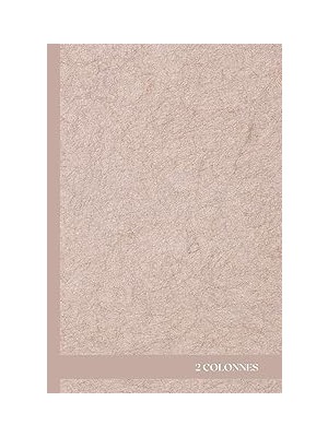 Nacario Cahier De 300 Pages 2 Colonnes: Cahier Relié À Couverture Rigide, Imprimé Petits Carreaux