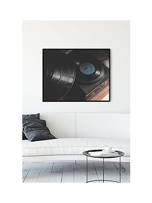 Nacario Postermanya (PSTER10908) Eski Plaklar Nostaljik Çerçeveli Tablo (21X30CM)