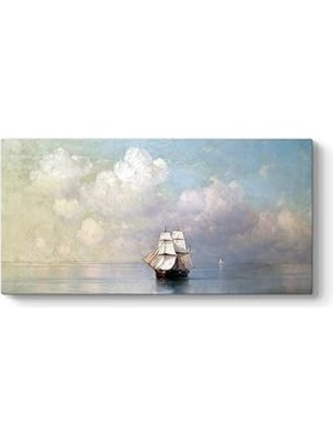 Nacario Ivan Ayvazovski - Calm Seas Tablosu 120 x 60