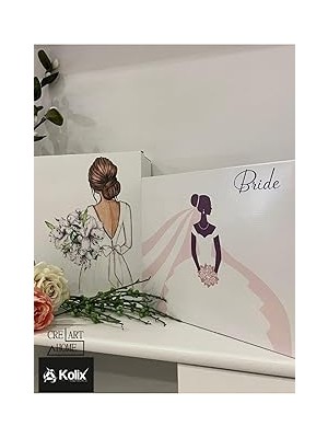 Nacario Bride Gelin Bohçası Gelin Kutusu 2 'li Bride & Gelin Set