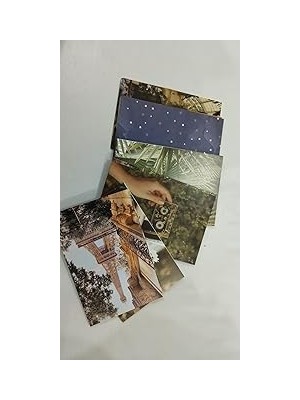 Nacario Aesthetic Doğa ve Seyahat Temalı Duvar Kolaj Kiti - 50 Adet Paris Eyfel Kulesi ve Vintage