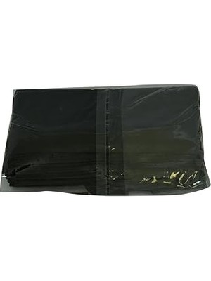 Nacario Orta Boy Atlet Geri Dönüşüm Granül Çanta Poşet 47X27 cm Kalın Siyah 1000 gr 1 Paket