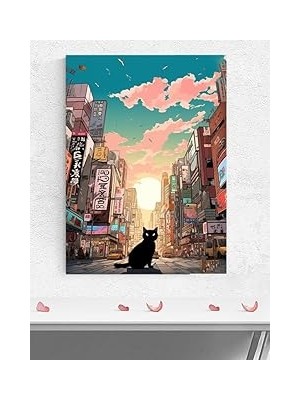 Nacario Postermanya (PSTER383) Tokyolu Kedi Manga Anime Poster - Afiş - Dekoratif Duvar Posteri 40