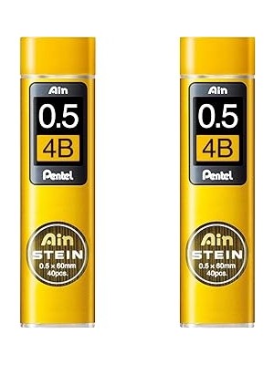 Nacario Pentel Ain Stein Mekanik Dolum Uçları, 2 Tüplü Paket (0,5 mm 4b)