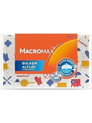 Nacario Macro Max Gümüş Iyonlu Bulaşık Kurutma Matı, Süper Emici, Hızlı Kuruyan Koku Yapma