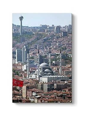 Nacario Ankara Manzarası Tablosu 100 x 140