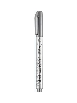 Nacario Gümüş Renk Kalem Marker/reçine Varak Kalem Gümüş Renk, Altlık Kenarları Için Hobi