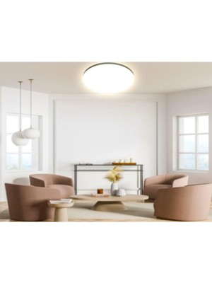 Empressco 24W Panel LED Avize, Modern Sıva Üstü Tavan Aydınlatması