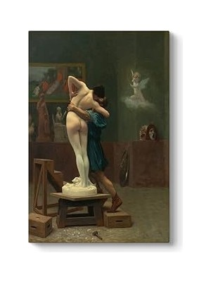 Nacario Jean Leon Gerome - Pygmalion ve Galatea Tablosu 60 x 90