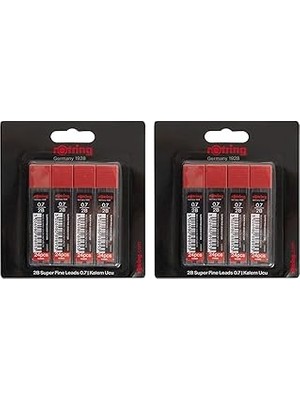 Nacario Rotring Super Polimer Kurşun Kalem Ucu (2b), 4'lü Paket, 0.7 mm - 2094211 2li Paket