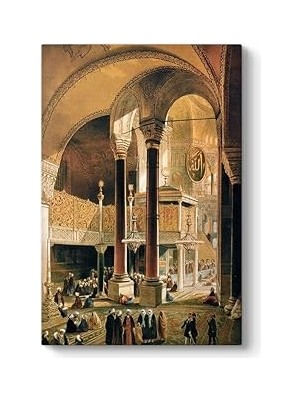 Nacario Osmanlı Zamanında Ayasofya Tablosu 50 x 75