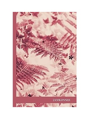 Nacario Cahier De 300 Pages 2 Colonnes: Cahier Relié À Couverture Rigide, Imprimé Petits Carreaux