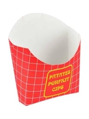 Nacario Karton Cips Patates Kutusu 100 Adet