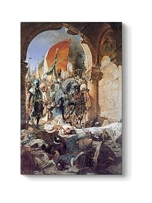 Nacario Fatih Sultan Mehmet Tablosu 50 x 75