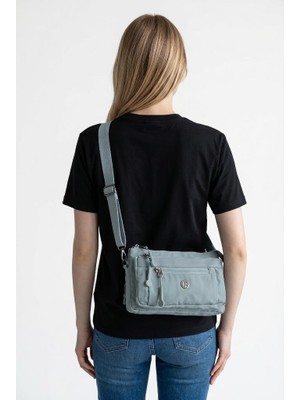 Baginn Paraşüt Kumaş Mini Çapraz Askılı Kadın Telefon Çantası Yağmur Geçirmez El Askılı Çanta 20*12 cm