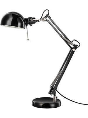 Empressco Forså Siyah 35 cm Çalışma Lambası, Dayanıklı ve Şık Tasarım