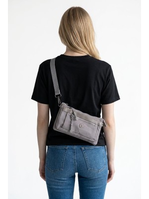 Baginn Paraşüt Kumaş Mini Çapraz Askılı Kadın Telefon Çantası Yağmur Geçirmez El Askılı Çanta 20*12 cm
