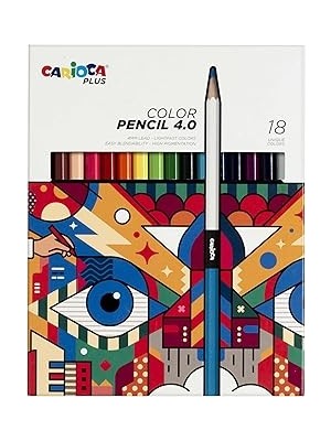 Nacario Carioca Plus 4.0 Kuru Boya Kalemi 18'li