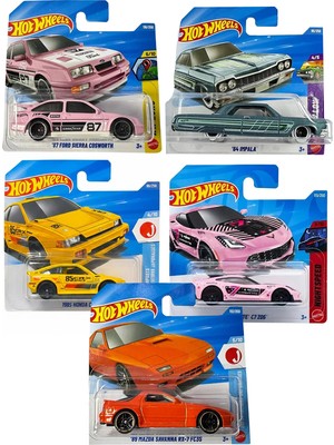 Hot Wheels Regular 5'li Başlangıç Seti - Özel Koleksiyon Metal Oyuncak Araba Seti