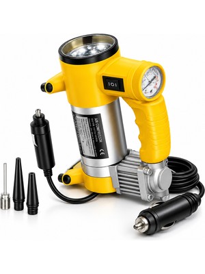 Yage YG-735 El Fenerli 12V Hava Kompresörü 150 Psı Araç Lastik Şişirme Pompası