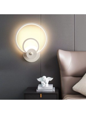 Empressco Modern Beyaz LED Plafonyer, Salon ve Yatak Odası Için Şık Aydınlatma