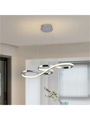Empressco Modern Sarkıt LED Avize, Beyaz Işık, Salon ve Mutfak Için Şık Tasarım