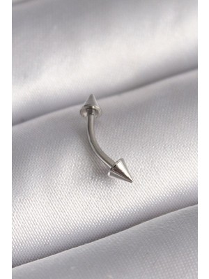 Clariss 316L Çelik Gümüş Renk Çivi Model Piercing