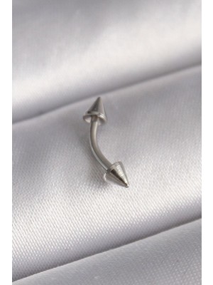 Clariss 316L Çelik Gümüş Renk Çivi Model Piercing