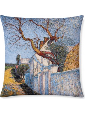 Melih Aksu Goblen Kırlent Yastık Kılıfı 43X43 cm Dekoratif Yastık Kılıfı (Iç Dolgusuz)