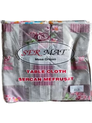 MiraLive 100X140 Sermat Masa Örtüsü Masalık Hazır Düz Kesim -MH136