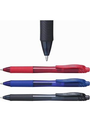 Pentel Energel 1.0 mm Basmalı Jel Kalem Siyah / BL110A